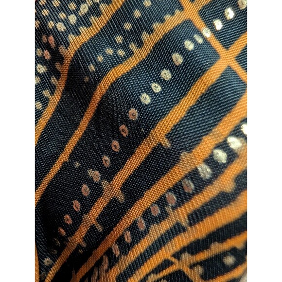 Dressbarn Tunic 3X Boho Ornate Peasant Top Bell Sleeve Brown Flowy Regencycore - Picture 9 of 14